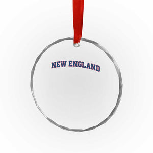New England Fan Crystal Glass Ornament Vintage Athletic Sports Game Day TS11 Print Your Wear