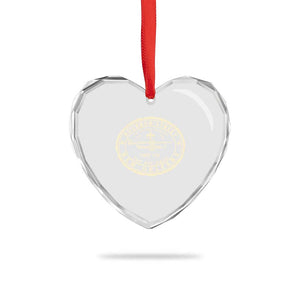 New Orleans Bourbon Street The Big Easy Heart Crystal Glass Ornament Let The Good Times Roll TS11 Print Your Wear