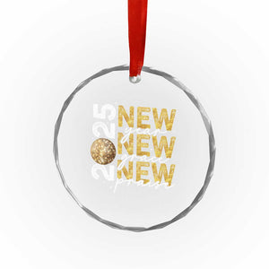New Year New Grace New Praise 2025 Crystal Glass Ornament TS11 Print Your Wear