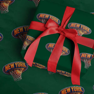 New York Game Day Gift Hoops Lover Wrapping Paper Roll