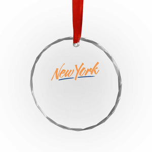 New York Pride Crystal Glass Ornament Classic Throwback Sports Fan TS12 Print Your Wear