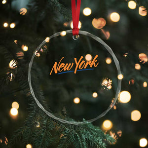 New York Pride Crystal Glass Ornament Classic Throwback Sports Fan TS12 Print Your Wear