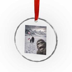 Nihilist Penguin Trump Hiking Mountains Crystal Glass Ornament Funny Bigfoot Selfie But Why TS14 Print Your Wear