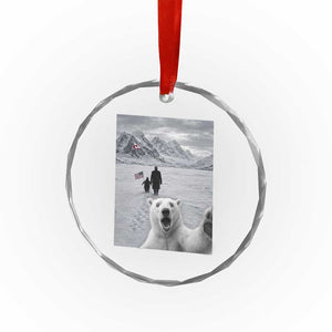 Nihilist Penguin Trump Hiking Mountains Crystal Glass Ornament Funny Polar Bear Selfie But Why TS14 Print Your Wear