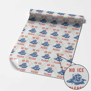 No Ice Please Wrapping Paper Roll Funny Ice Cube Anti ICE Deportation Human Rights TS14 Christmas Plaid Print Your Wear