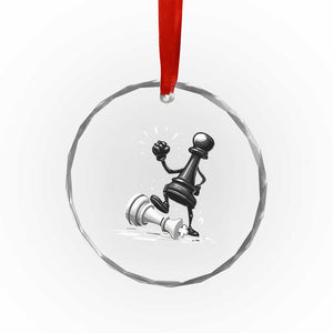 No Kings Crystal Glass Ornament America Protest Chess Rejecting Kings TS11 Print Your Wear