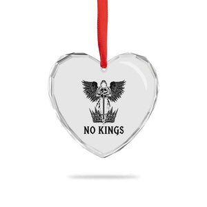 No Kings Heart Crystal Glass Ornament St Michael Archangel Victory Over Tyranny TS12 Print Your Wear