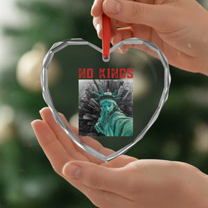 No Kings Heart Crystal Glass Ornament Statue of Liberty Selfie Freedom TS14 Print Your Wear