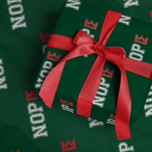 No Kings Wrapping Paper Roll In America Protest TS10 Green Print Your Wear