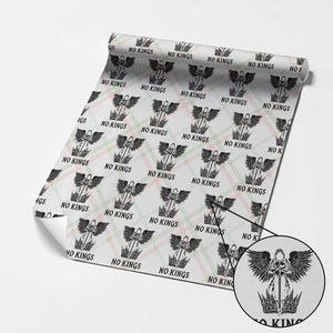 No Kings Wrapping Paper Roll St Michael Archangel Victory Over Tyranny TS12 Christmas Plaid Print Your Wear