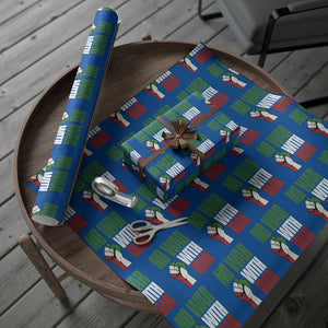 No War With Iran Wrapping Paper Roll Peace Activist Gift TS12 Blue Print Your Wear