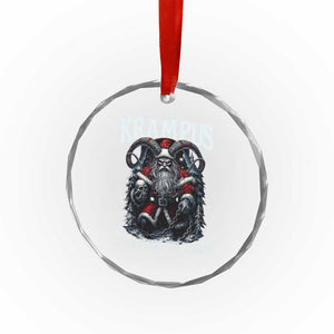 Nordic Christmas Krampus Crystal Glass Ornament Krampus Is Coming To Town Horror Holiday Xmas TS11 Print Your Wear
