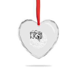 Nordic Christmas Krampus Heart Crystal Glass Ornament Have The Christmas You Deserve Horror Xmas TS11 Print Your Wear