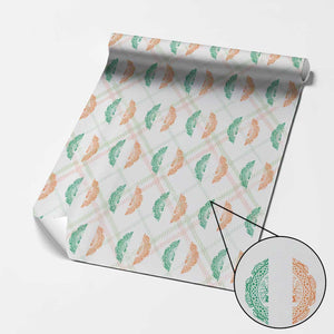 Norse Gaels Viking Yggdrasil Awe Tree Wrapping Paper Roll Irish St Patricks Day TS11 Christmas Plaid Print Your Wear