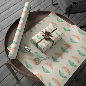 Norse Gaels Viking Yggdrasil Awe Tree Wrapping Paper Roll Irish St Patricks Day TS11 Beige Print Your Wear