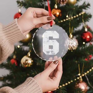 Number 6 Crystal Glass Ornament Matching 67 Meme 6th Birthday 6 Years TS10 Print Your Wear