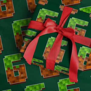 Number 6 Wrapping Paper Roll Game Matching 67 Meme Costume 6th Birthday 6 Years TS10 Green Print Your Wear