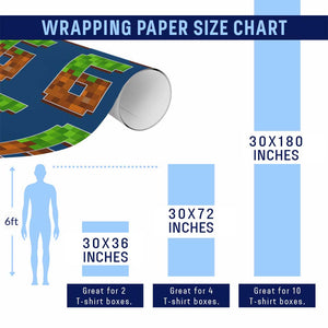 Number 6 Wrapping Paper Roll Game Matching 67 Meme Costume 6th Birthday 6 Years TS10 Print Your Wear