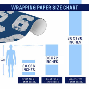 Number 6 Wrapping Paper Roll Matching 67 Meme 6th Birthday 6 Years TS10 Print Your Wear