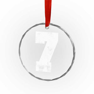 Number 7 Crystal Glass Ornament Matching 67 Meme 7th Birthday 7 Years TS10 Print Your Wear