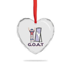 Number Ten Mirror Goat Heart Crystal Glass Ornament Football Lover Gift TS12 Print Your Wear