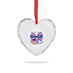 Nurse 250 Years Of Care Heart Crystal Glass Ornament Patriotic American Nurse Gift TS12 Print Your Wear