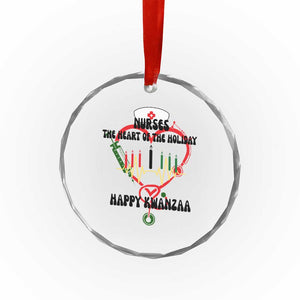 Nurses The Heart Of The Holiday Crystal Glass Ornament Kwanzaa Celebration Gift TS12 Print Your Wear