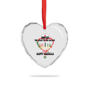 Nurses The Heart Of The Holiday Heart Crystal Glass Ornament Kwanzaa Celebration Gift TS12 Print Your Wear