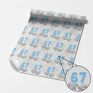 Ocean Water Wave Effect Printed Wrapping Paper Roll Six Seven Meme TS12 Christmas Plaid Print Your Wear