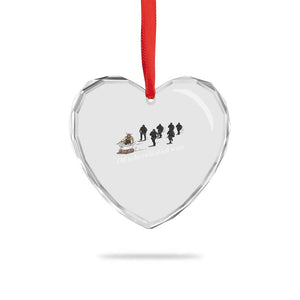 Off To Be Radical Left Scum Heart Crystal Glass Ornament Funny Minneapolis Escape Viking Abolish Ice TS11 Print Your Wear