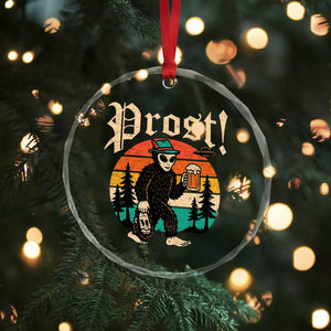 Oktoberfest Bigfoot Alien Beer Crystal Glass Ornament Retro German Sasquatch Beer TS10 Print Your Wear