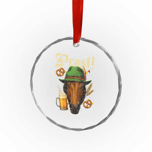 Oktoberfest Horse Crystal Glass Ornament German Octoberfest Beer Prost Drinking TS10 Print Your Wear