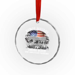 Omaha Beach D Day Crystal Glass Ornament 82nd Anniversary Honor History Normandy WWII TS11 Print Your Wear