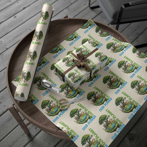 Our Power Our Planet Wrapping Paper Roll Earth Day Nature Lover Gift TS12 Beige Print Your Wear