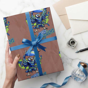 Pacific Northwest 2026 Champion Wrapping Paper Roll Football Fan Gift TS12 Mocha Print Your Wear