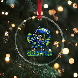 Pacific Northwest Football Pride Crystal Glass Ornament Seattle Fan TS12 Print Your Wear
