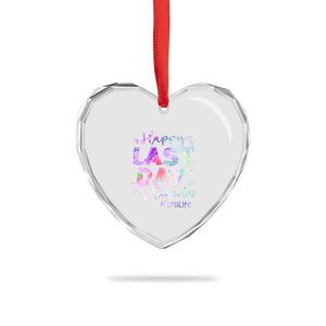 Para Life Beach Mode Heart Crystal Glass Ornament Funny Last Day of School Summer Vacation Gift