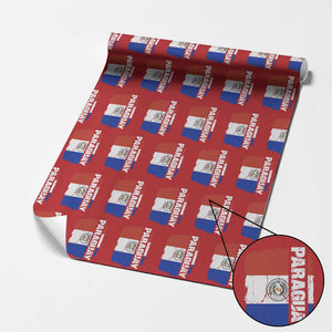 Paraguay Proud Roots Vintage Paraguaya Flag Heritage Pride Wrapping Paper Roll TS02 Red Print Your Wear