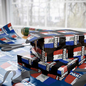 Paraguay Proud Roots Vintage Paraguaya Flag Heritage Pride Wrapping Paper Roll TS02 Black Print Your Wear