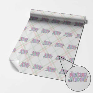 Pastel Nursing Student Medical School Gift Wrapping Paper Roll
