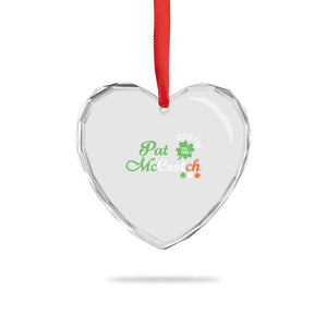 Pat McCrotch Irish Pub Heart Crystal Glass Ornament St Patricks Day Drinking Humor TS11 Print Your Wear