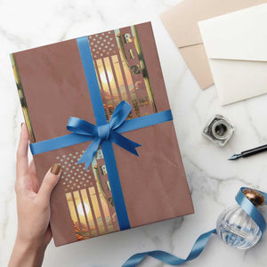 Patriotic Arizona State Flag Wrapping Paper Roll Southwest Landscape Gift TS12 Mocha Print Your Wear