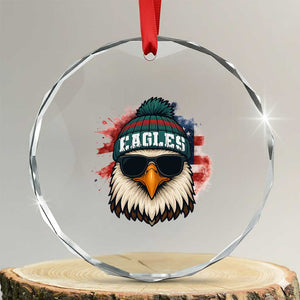Patriotic PFE American Flag Pride Gift Crystal Glass Ornament TS12 Transparent Glass 3'' Circle Print Your Wear