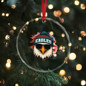 Patriotic Eagle Football Crystal Glass Ornament American Flag Pride Gift TS12 Print Your Wear