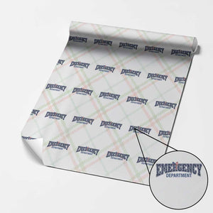 Patriotic ER Nurse Gift Wrapping Paper Roll America 250th Anniversary TS12 Christmas Plaid Print Your Wear