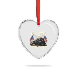 Patriotic Freedom Express Coast to Coast Heart Crystal Glass Ornament Steam Train Legend Heritage Pride TS02 Print Your Wear