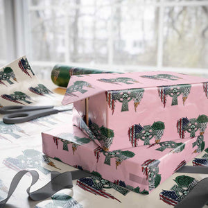Patriotic Irish American Cross Wrapping Paper Roll St Patricks Day Religious Gift TS12 Light Pink Print Your Wear