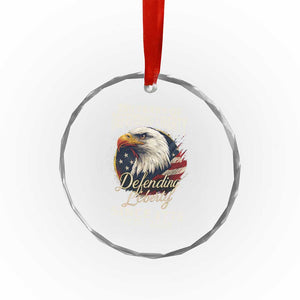 Patriotic USA Army Military 250th Anniversary Crystal Glass Ornament 250 Years Of Defending Liberty Since 1775 TS11 Print Your Wear