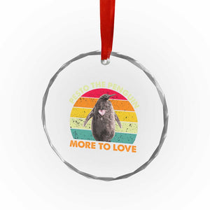 Pesto The Penguin Crystal Glass Ornament More To Love Vintage Sunset Retro TS11 Print Your Wear