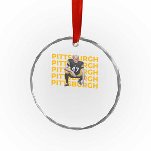 PFS Trump Football Crystal Glass Ornament Vintage Athletic Sports Fan Game Day TS10 Print Your Wear